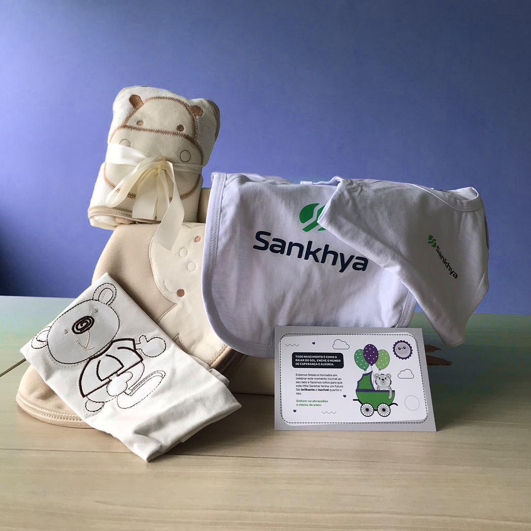 kit bebê personalizado - Laços Corporativos
