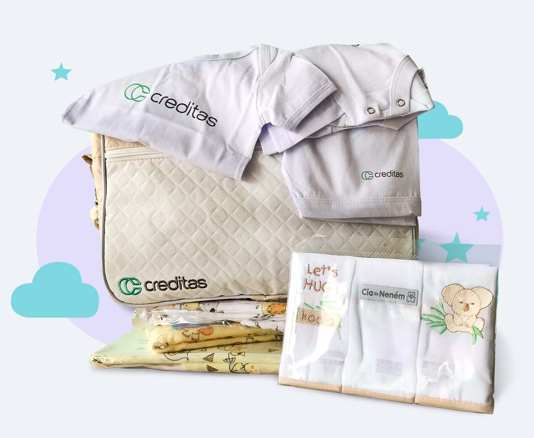 kit bebê personalizado - Laços Corporativos